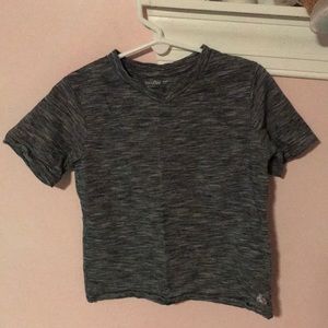 Toddler gray v neck
